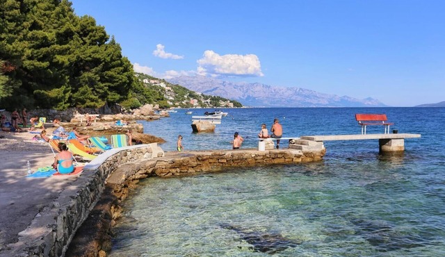 Two bedroom apartment with terrace and sea view Stanići, Omiš (A-12723-a) in Omiš