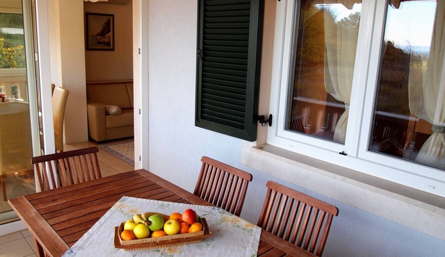Two bedroom apartment with a swimming pool by the beach Kampor, Rab (A-3213-e)