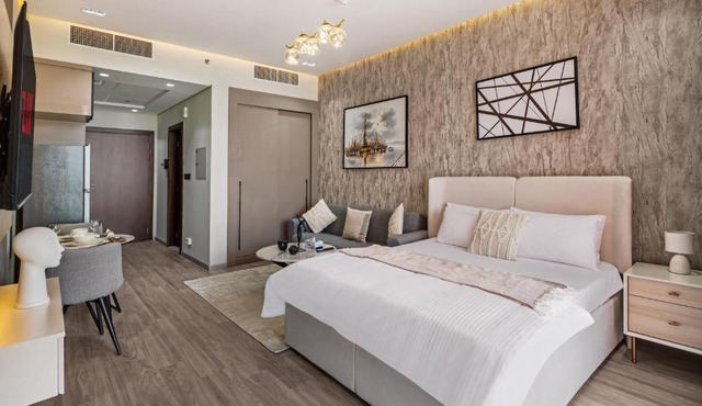 Upscale Studio in Binghatti Crystals DSO in Dubai