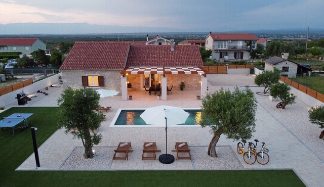 Villa Orkula with heated pool