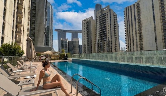 Vogue | Reflection near Reem Central Park & Beach in Abu Dhabi