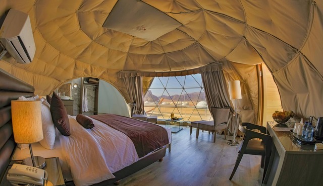 Wadi Rum UFO Luxotel - Campsite in Wadi Rum