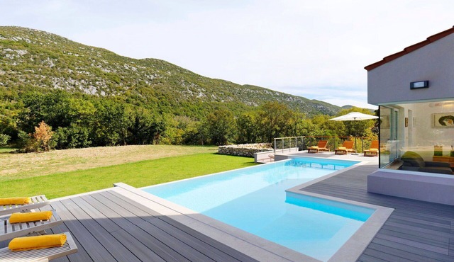 Wonderful private villa for 8 people with WIFI, private pool, A/C, TV and terrace in Roglici