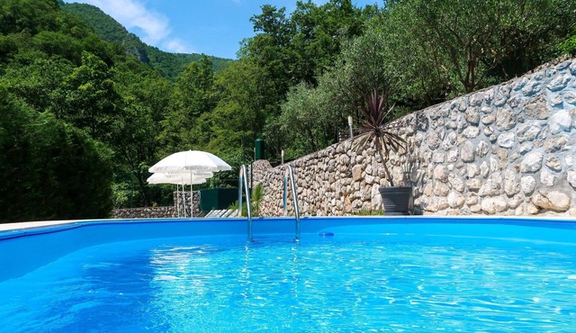 Wonderful private villa for 5 people with pool, WIFI, A/C, TV and terrace in Rijeka
