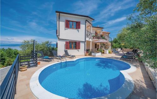Beach Front Apartment In Labin With Sauna