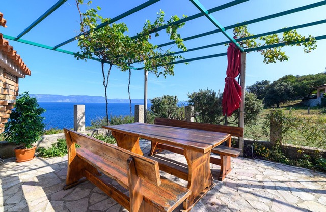 One bedroom apartment with terrace and sea view Duga Luka (Prtlog), Labin (A-2335-c) in Labin