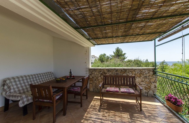 Studio flat with terrace and sea view Ražanj, Rogoznica (AS-4864-b) in Rogoznica