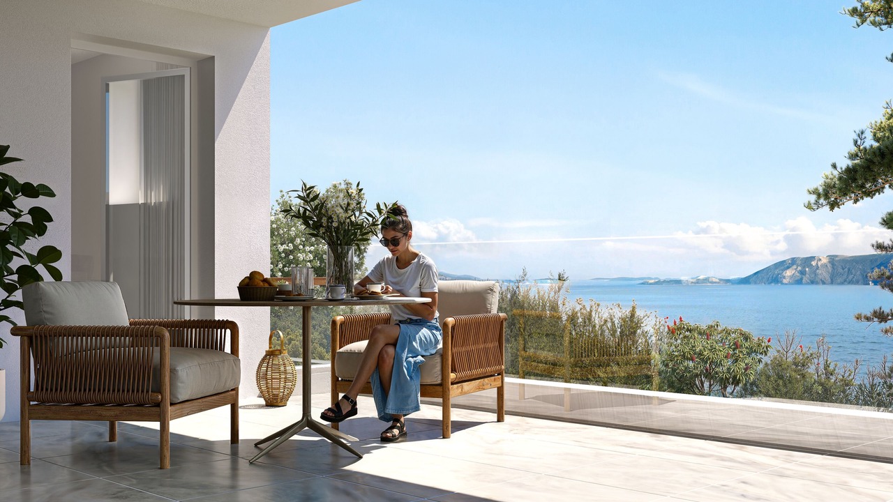 Photo of Patio Balcony in Novi Vinodolski