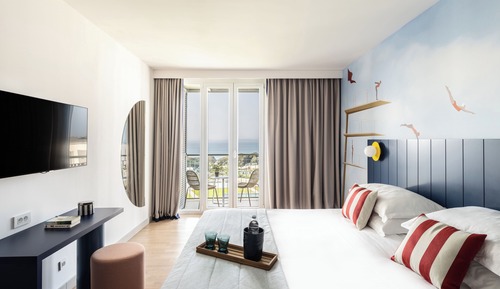 Family Suite, 2 Bedrooms, 2 Bathrooms, Partial Sea View