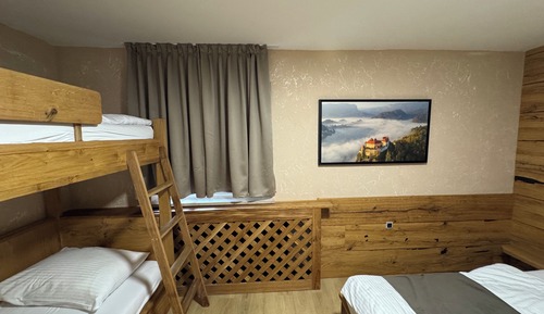  Quadruple Room (Double Bed and Bunk Bed), Shared Bathroom