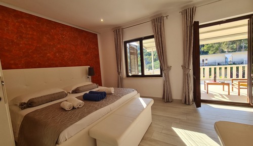 Double Room, Balcony, Hill View
