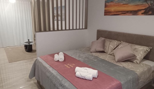 Studio (Studio Apartment with Balcony and Sea)