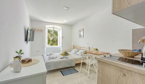 Family Studio, Air conditioning, Sea View (Lasta 10 Lošinj Town Studio)