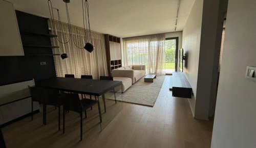 Deluxe Two-Bedroom Apartment with Garden View