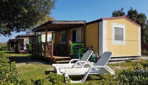 Two-Bedroom Mobile Home with Terrace