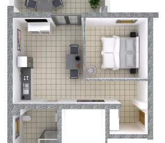 King Apartment with Garden View
