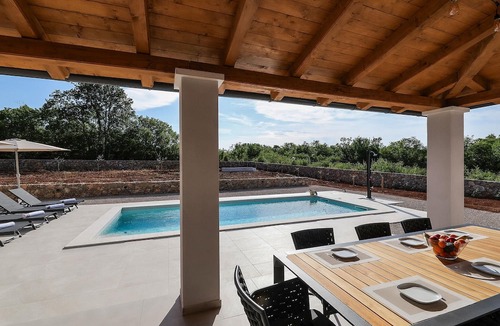 Poljica House | Beautiful home in Krk with private swimming pool, can be inside or outside