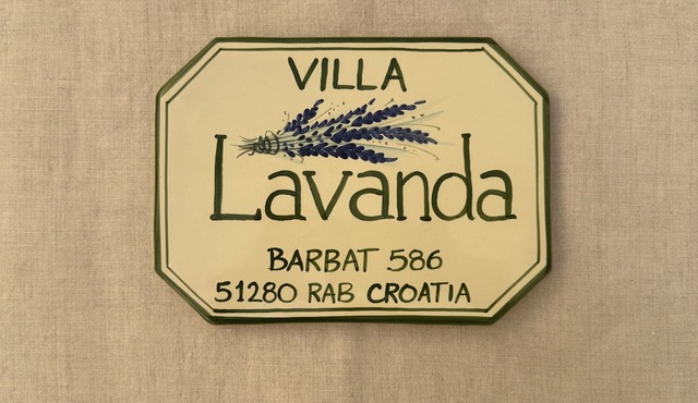 Rab Barbat Villas 4 stars 300 sea LAVANDA