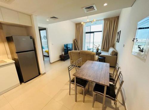 Beautiful view, fully-equipped apartment in Dubai